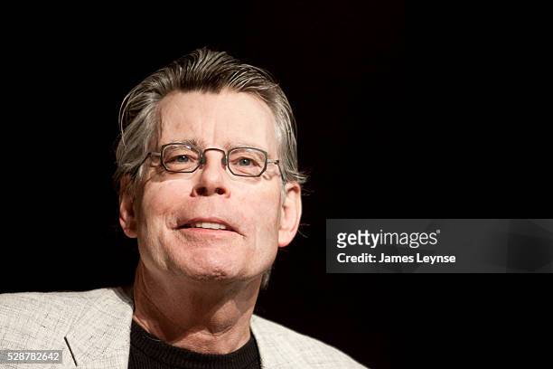 Author Stephen King at a press event to unveil the Kindle 2, the latest version of Amazon's electronic book reader. King wrote a novella called "Ur"...