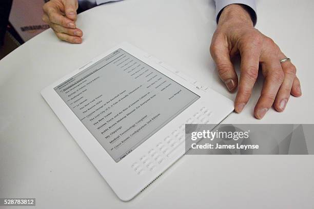 The new Amazon Kindle DX electronic book reader. Along with the new device, which is larger than the original Kindle and will retail for $489, Amazon...