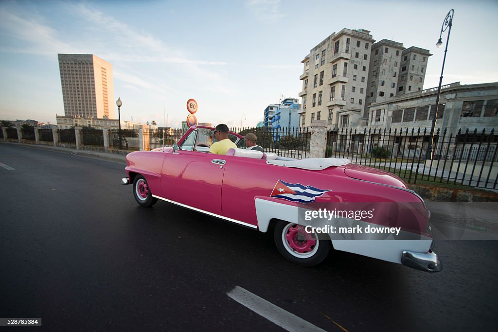 Joy riding through Havana streets, Havana Cuba