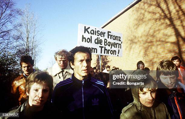 Bundesliga 81/82 Hamburger SV; Training; Franz BECKENBAUER