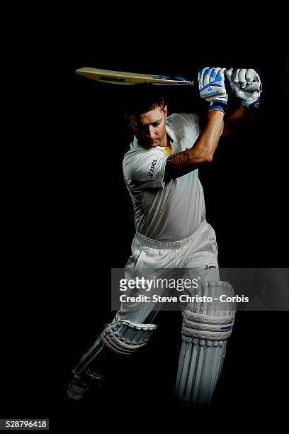 Portrait of Michael Clarke Australian cricketer and captain of the Australian cricket team for both Test and ODI cricket Sydney, Australia. Tuesday,...
