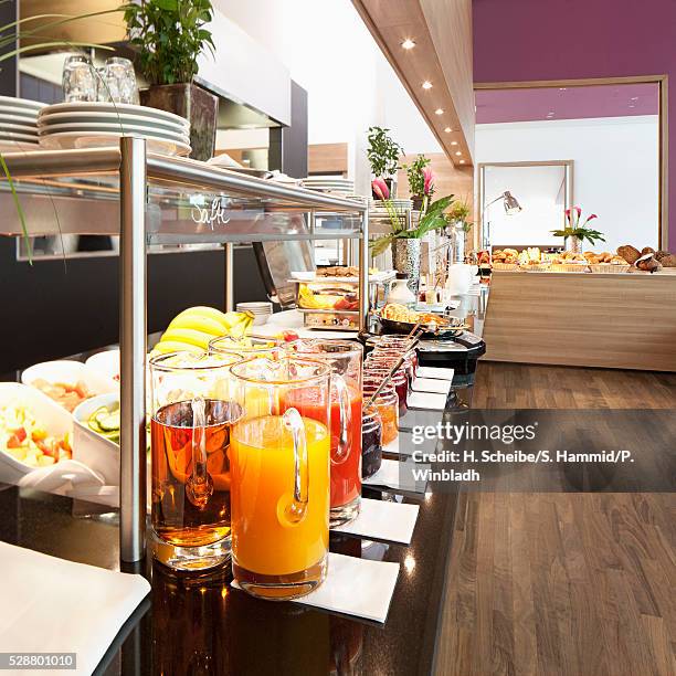 breakfast buffet - buffet stock-fotos und bilder