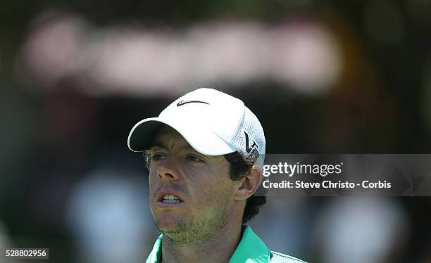 Ireland's Rory McIlroy on the 4th tee at the Royal Australian Golf Club. Sydney, Australia, Thursday 28th November 2013.
