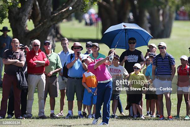 Ireland's Rory McIlroy on the 13th fairway at the Royal Australian Golf Club. Sydney, Australia, Wednesday 27th November 2013.