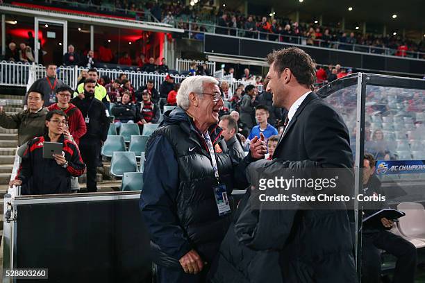 Guangzhou Evergrandes coach Marcello Romeo Lippi invites Western Sydney Wanderers coach Tony Popovic for a coffee next week before the second leg...