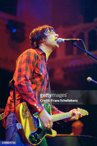 Ryan Adams, singer and guitarist, performs at the Paradiso on October 18th 2001 in Amsterdam, Netherlands.