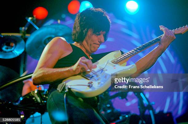 Jeff Beck, guitar, performs at the Melkweg on July 3rd 2001 in Amsterdam, Netherlands.