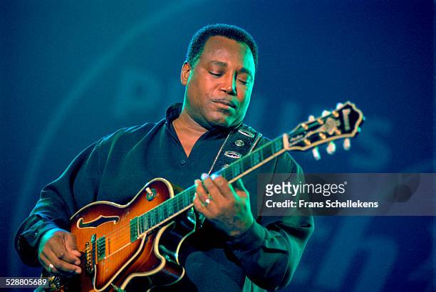 George Benson, singer and guitarist, performs on July 14th 2001 at the North Sea Jazz Festival, the Hague, Netherlands.
