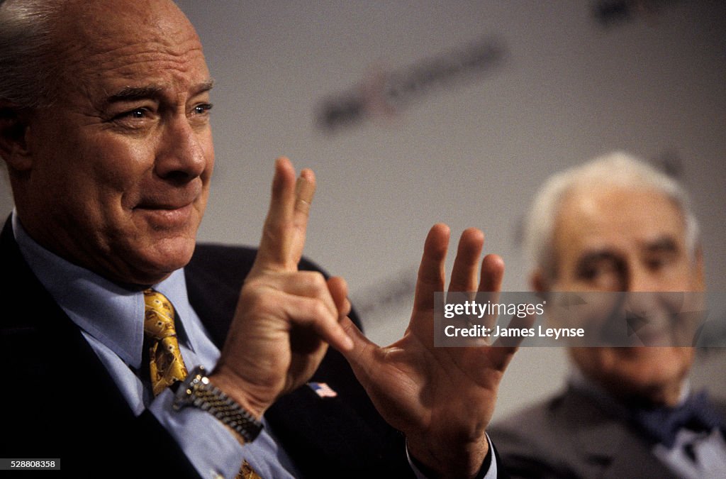 AT&T CEO Michael Armstrong Gesturing