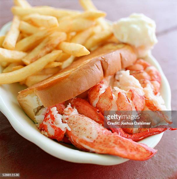lobster roll - joshua dalsimer stock pictures, royalty-free photos & images