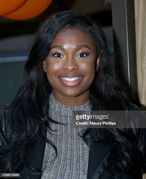 Actress Coco Jones attends a Press Preview for "Grandma's House" at House of Macau on May 6, 2016 in Los Angeles, California.