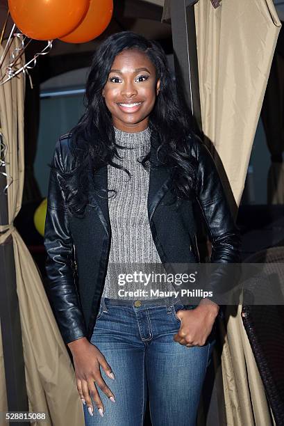 Actress Coco Jones attends a Press Preview for "Grandma's House" at House of Macau on May 6, 2016 in Los Angeles, California.