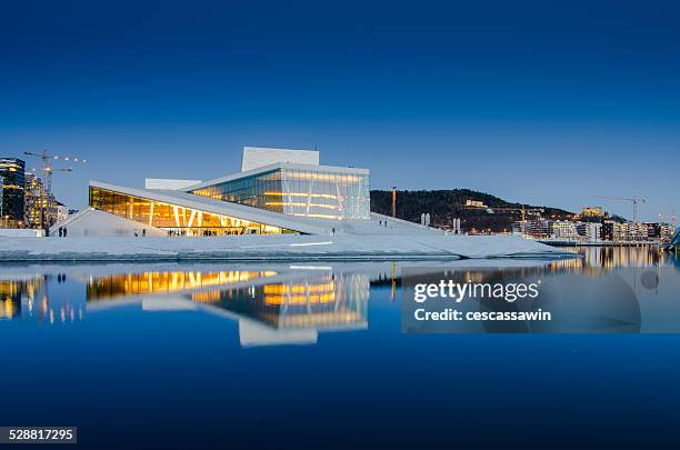 oslo opera house - opernhaus stock-fotos und bilder