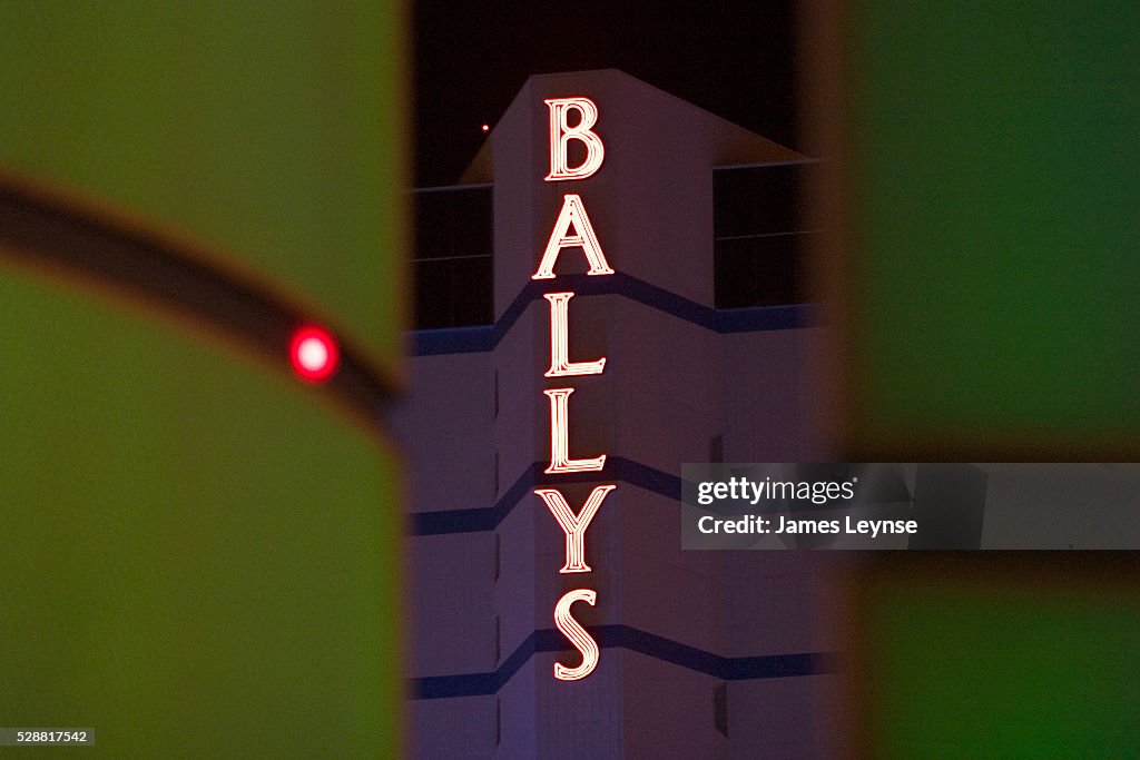 Neon Sign at Bally Hotel and Casino