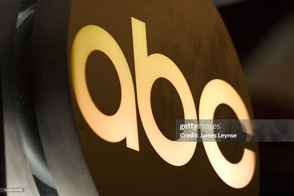 Abc Computer Logo The new ABC logo seen at a rehearsal for ABC's announcement of its ...