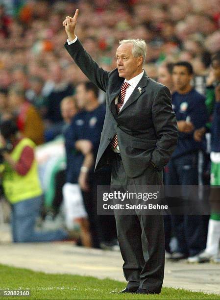 Qualifikation 2003, Basel; Schweiz - Irland ; Trainer Jakob KUHN/SUI