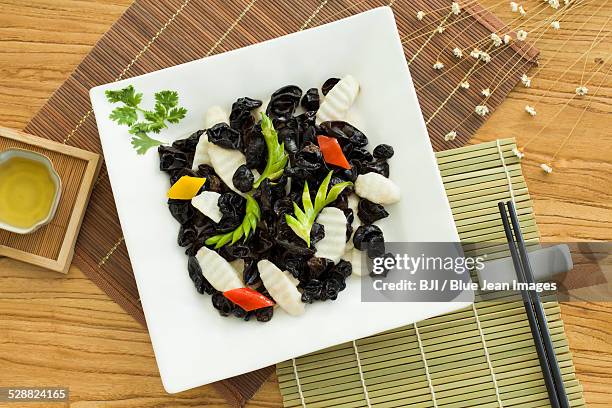 chinese cuisine yam and mu-er - costume mouse ears stock pictures, royalty-free photos & images