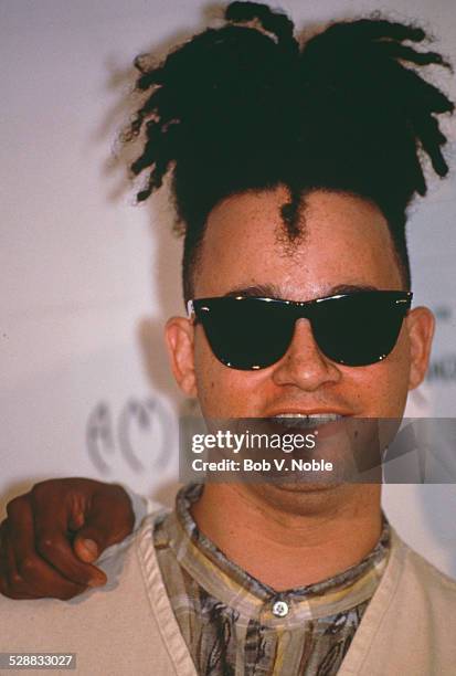 American rapper Christopher 'Kid' Reid of hip-hop duo Kid 'n Play, at the American Music Awards, USA, 7th February 1994.