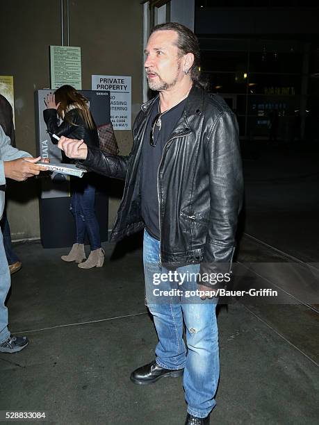 Eric Singer from 'KISS' is seen on May 06, 2016 in Los Angeles, California.