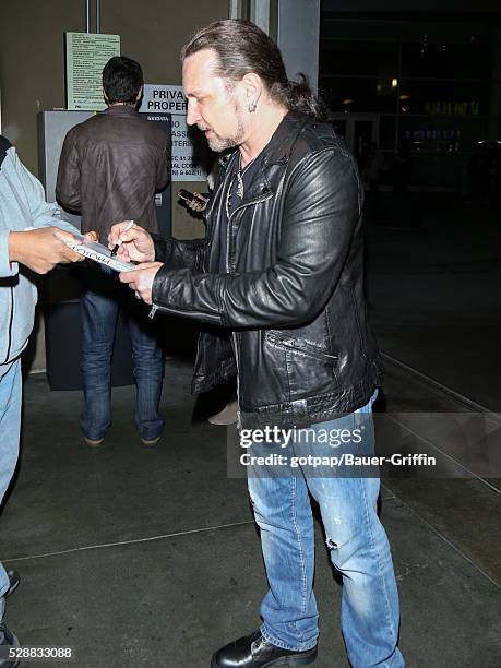 Eric Singer from 'KISS' is seen on May 06, 2016 in Los Angeles, California.