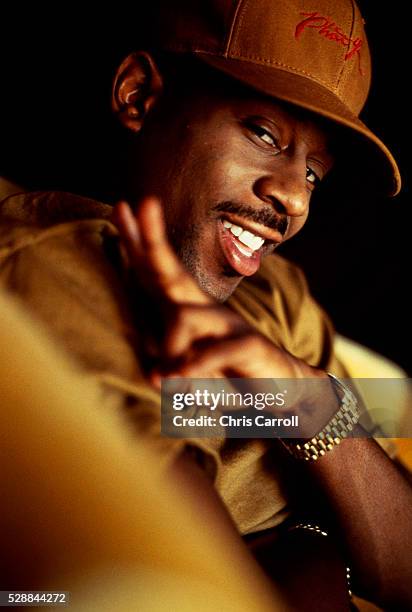 Actor and Comedian Martin Lawrence Showing Peace Sign