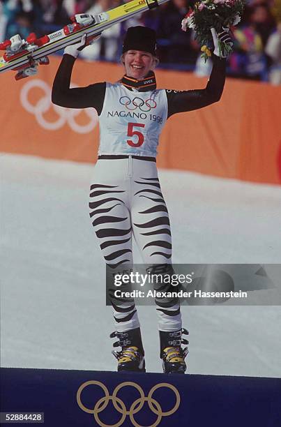 Katja SEIZINGER/GER - Gold - - Abfahrt -