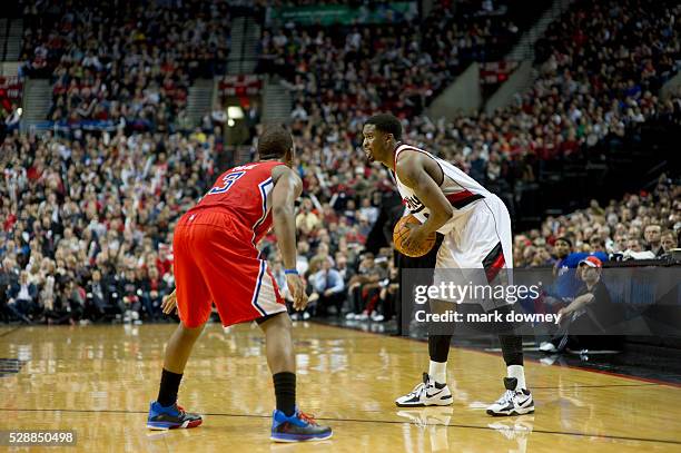 Portland Trail Blazers vs LA Clippers, February 16, 2012. Clippers won 74 to 71.