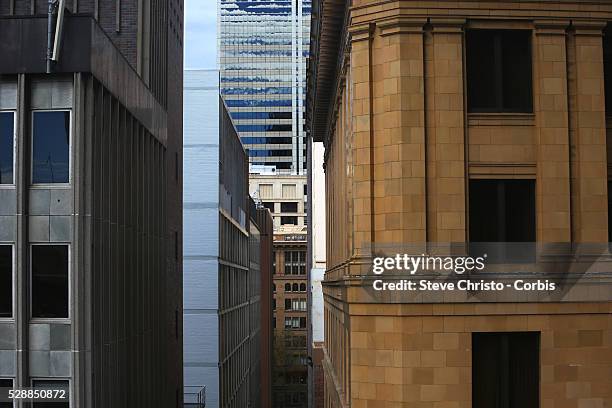 Buildings in Sydney's CBD .Sydney, Australia. Friday 11th April 2014.