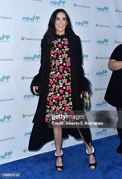 Actress Demi Moore attends Goldie Hawn's Annual Goldie's Love In For Kids on May 06, 2016 in Beverly Hills, California.