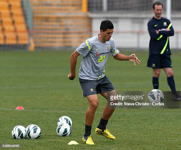 Qantas Socceroo's Training Session at Leichhardt Oval, Sydney, Australia. – before the team leaves to go and play in the East Asian Football...