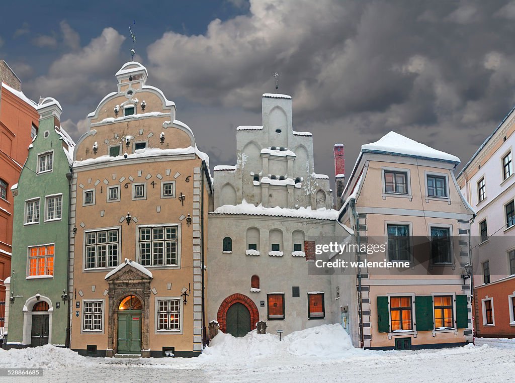 Medieval Buildings In Riga Latvia High-Res Stock Photo - Getty Images