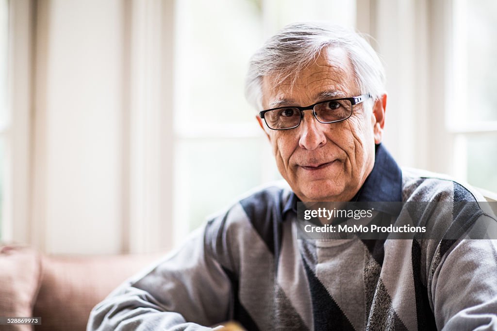 Portrait of senior man