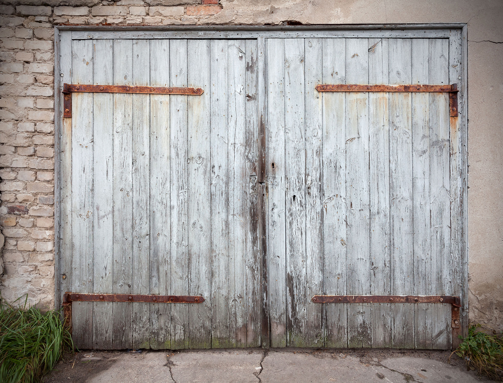 rustic garage door