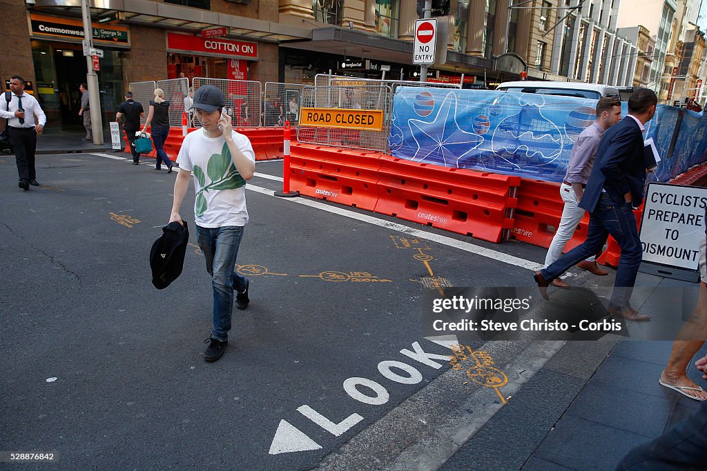 Sydney Light Rail - George Street Closure