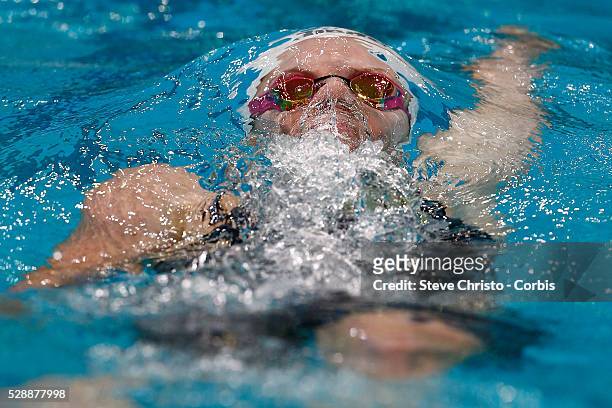 Emily Seebohm wins the Womens 200m backstroke final at the Hancock Prospecting Australian Short Course Championships in The Sydney Olympic Park...