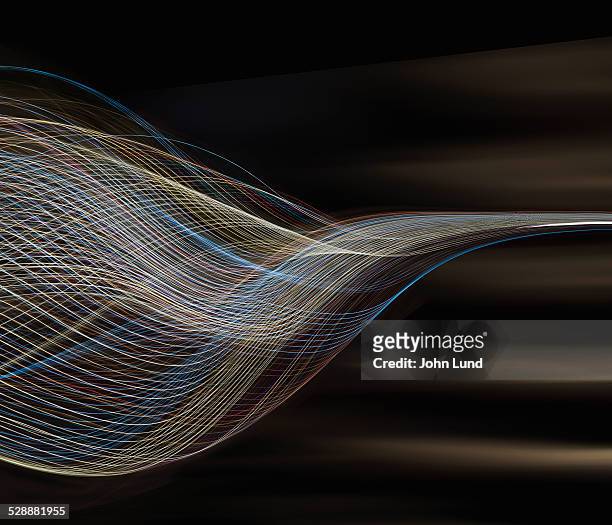 communications technology light strands - meldung stock pictures, royalty-free photos & images