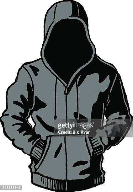 hoodie - hood clothing stock illustrations