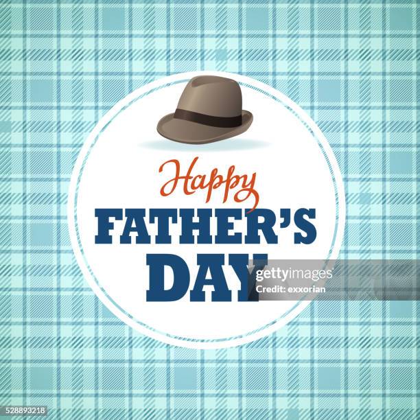ilustraciones, imágenes clip art, dibujos animados e iconos de stock de día del padre feliz sombrero - dia del padre