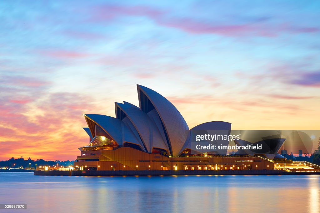 Ópera de Sydney ao Amanhecer