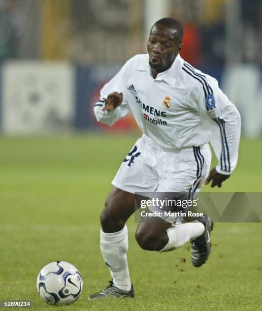 Champions League 02/03, Dortmund; Borussia Dortmund - Real Madrid 1:1; Claude MAKELELE/Madrid