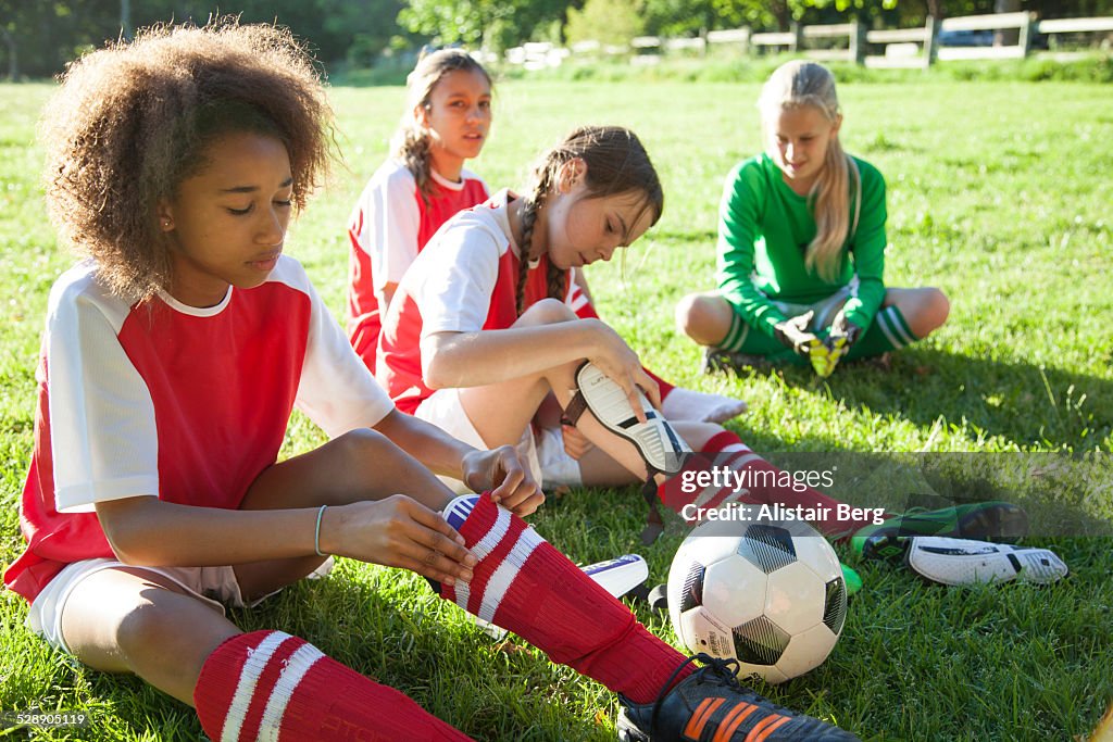 Girls soccer team