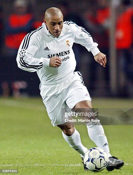 Champions League 02/03, Dortmund; Borussia Dortmund - Real Madrid 1:1; Roberto CARLOS/Madrid