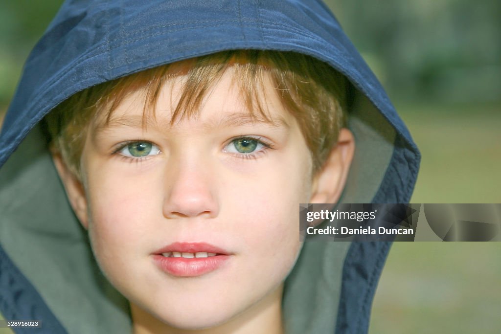 Boy with a hoodie