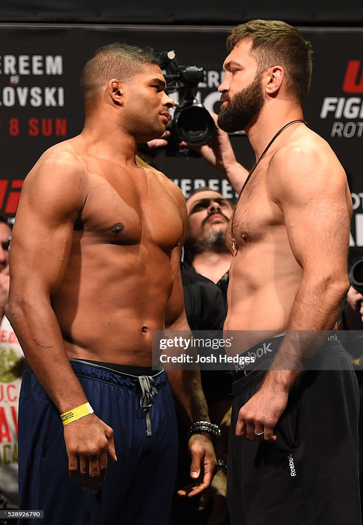UFC Fight Night Weigh-in