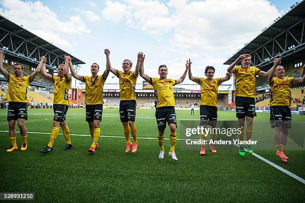 Anders Randrup of IF Elfsborg, Per Frick of IF Elfsborg, Viktor Prodell of IF Elfsborg, Simon Lundevall of IF Elfsborg, Adam Lundqvist of IF...