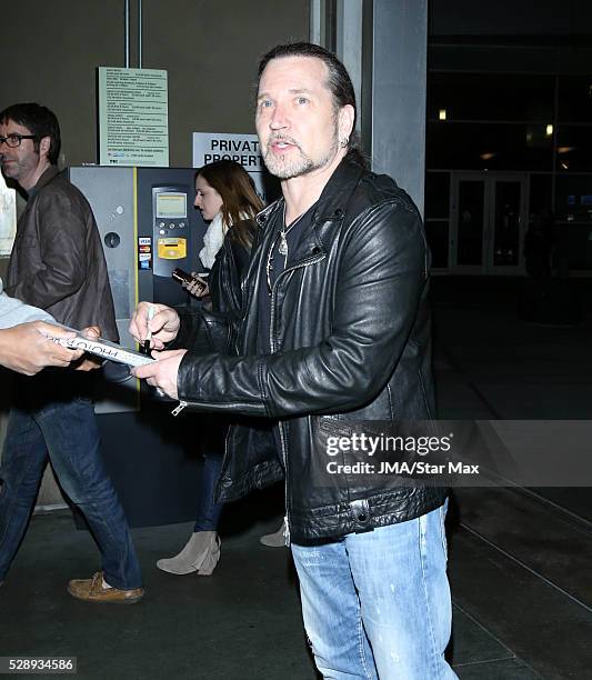 Eric Singer is seen on May 6, 2016 in Los Angeles, California.