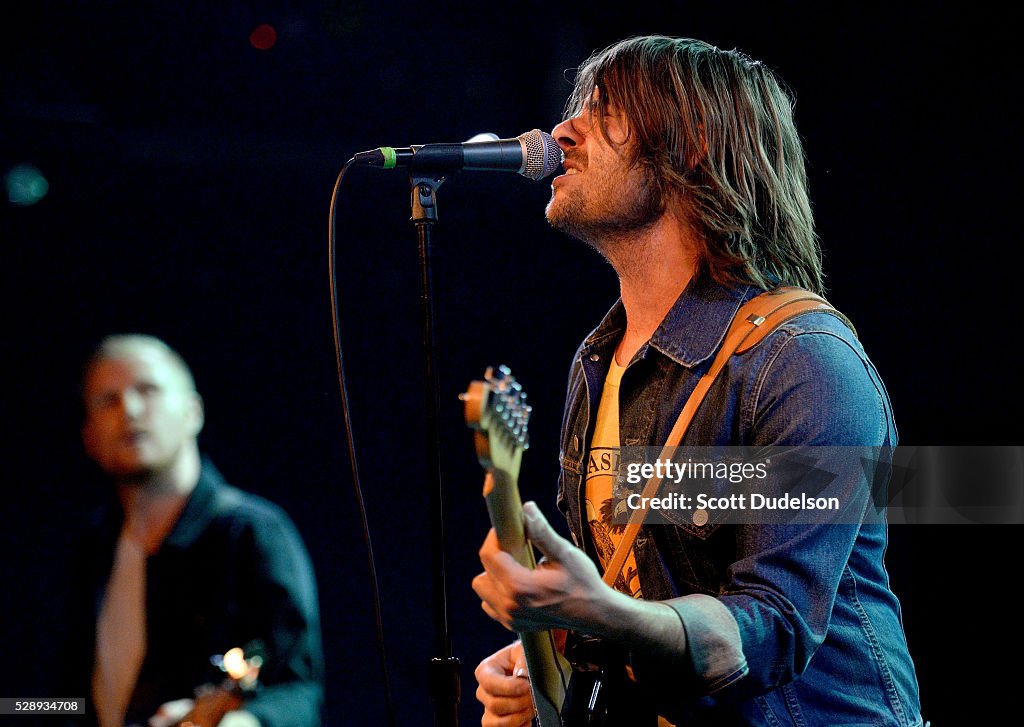 Musician Robert Schwartzman of the band Rooney performs onstage... News