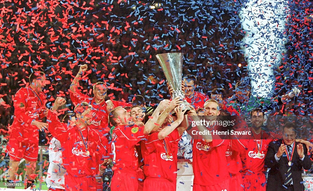 FUSSBALL/UEFA CUP FINALE 2001: LIVERPOOL - ALAVES 5:4 n.V.