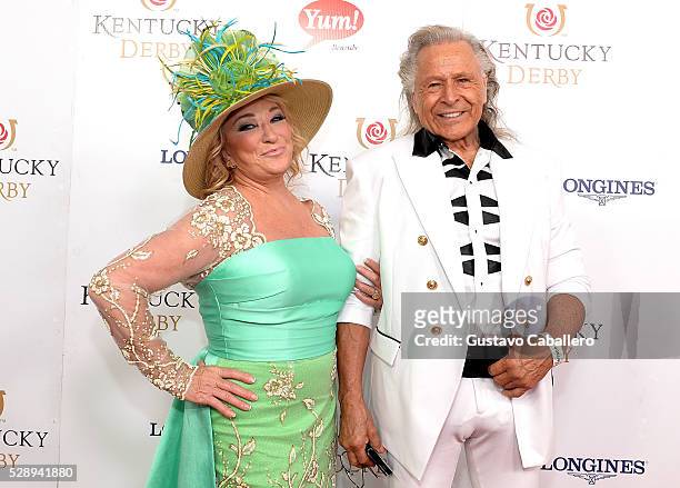 Musician Tanya Tucker and executive Peter Nygard attend the 142nd Kentucky Derby at Churchill Downs on May 07, 2016 in Louisville, Kentucky.