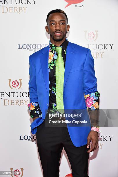 Basketball player Russ Smith attends the 142nd Kentucky Derby at Churchill Downs on May 07, 2016 in Louisville, Kentucky.